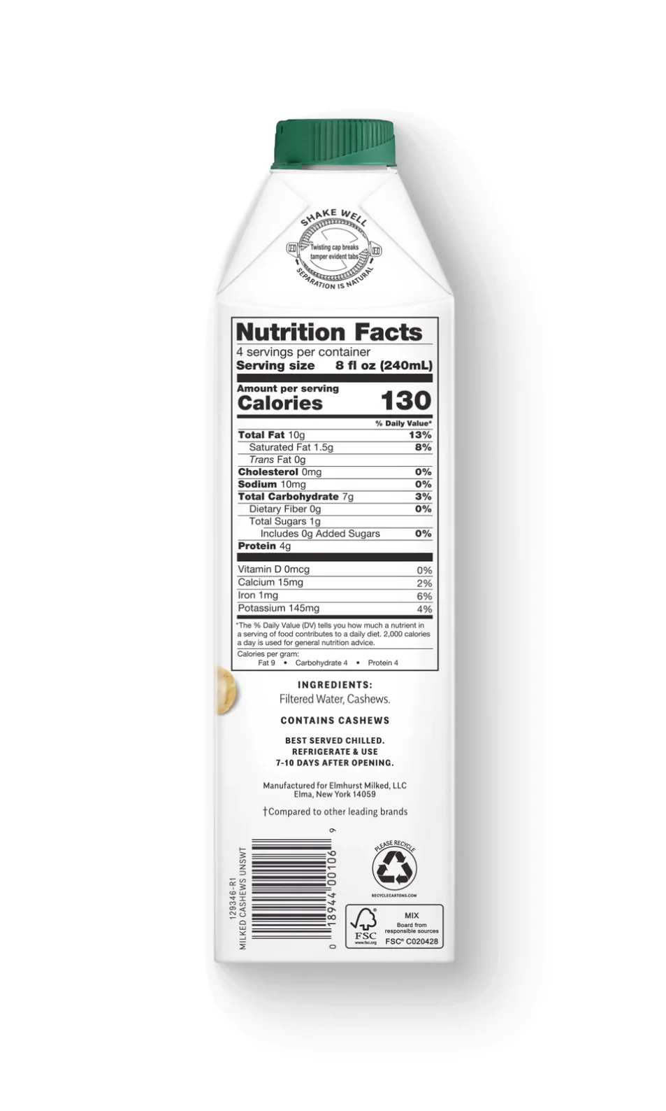 Elmhurst - Plant-Based Nut Milk - Image 4